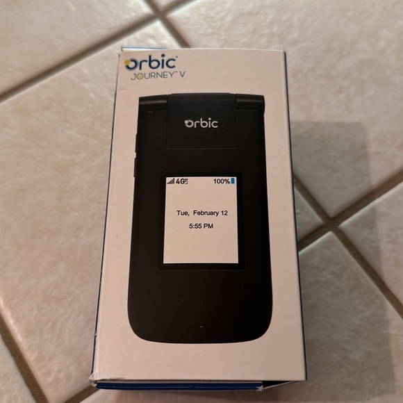 Orbic Cell Phones & Accessories Orbic Journey V 4g Slim Black Flip